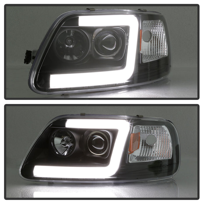 Spyder Auto 5084538 Projector Headlights; Light Bar; Black; - Truck Part Superstore