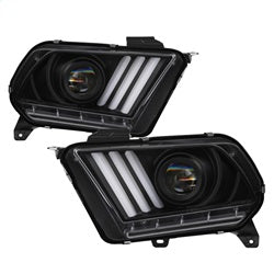 Spyder Auto 5084569 Projector Headlights; Light Bar; HID Only; Does Not Fit Halogen Model; Black; - Truck Part Superstore
