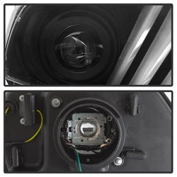 Spyder Auto 5084569 Projector Headlights; Light Bar; HID Only; Does Not Fit Halogen Model; Black; - Truck Part Superstore