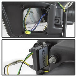 Spyder Auto 5084569 Projector Headlights; Light Bar; HID Only; Does Not Fit Halogen Model; Black; - Truck Part Superstore