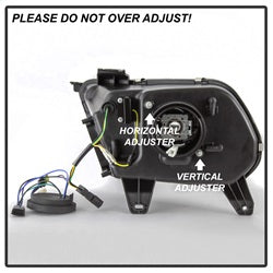 Spyder Auto 5084569 Projector Headlights; Light Bar; HID Only; Does Not Fit Halogen Model; Black; - Truck Part Superstore