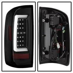 Spyder Auto 5084576 LED Tail Lights; Black; - Truck Part Superstore