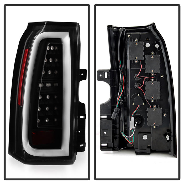 Spyder Auto 5084583 LED Tail Lights; Light Bar; Black; - Truck Part Superstore