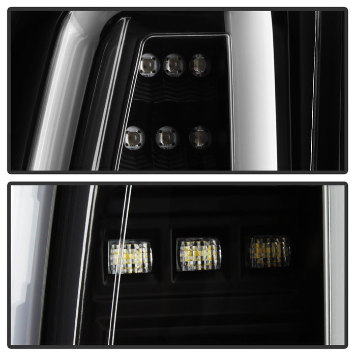 Spyder Auto 5084583 LED Tail Lights; Light Bar; Black; - Truck Part Superstore