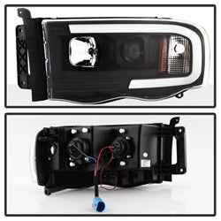 Spyder Auto 5084606 Projector Headlights; Light Bar; Black; - Truck Part Superstore