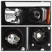 Spyder Auto 5084606 Projector Headlights; Light Bar; Black; - Truck Part Superstore