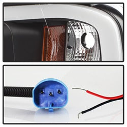 Spyder Auto 5084606 Projector Headlights; Light Bar; Black; - Truck Part Superstore
