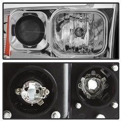 Spyder Auto 5084613 Projector Headlights; Light Bar DRL; Version 2; Chrome; - Truck Part Superstore