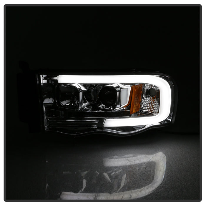 Spyder Auto 5084613 Projector Headlights; Light Bar DRL; Version 2; Chrome; - Truck Part Superstore