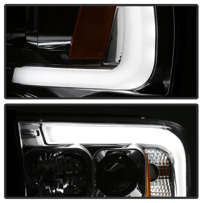 Spyder Auto 5084613 Projector Headlights; Light Bar DRL; Version 2; Chrome; - Truck Part Superstore