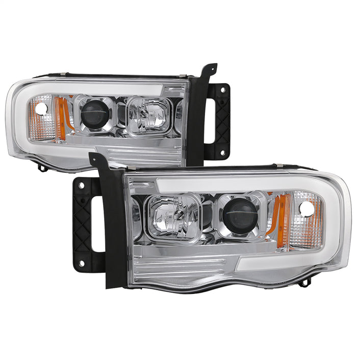 Spyder Auto 5084613 Projector Headlights; Light Bar DRL; Version 2; Chrome; - Truck Part Superstore