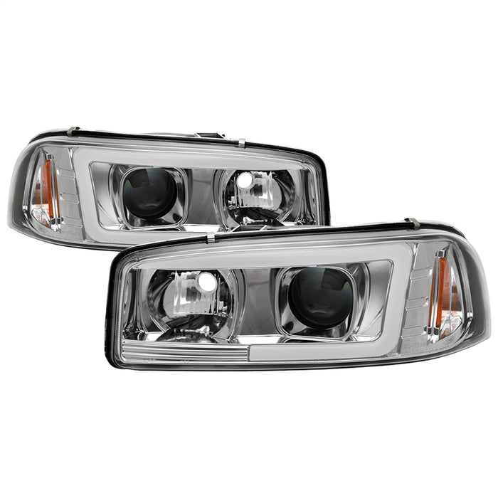 Spyder Auto 5084620 Projector Headlights; Light Bar DRL; Version 2 ; Chrome; - Truck Part Superstore