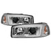 Spyder Auto 5084620 Projector Headlights; Light Bar DRL; Version 2 ; Chrome; - Truck Part Superstore
