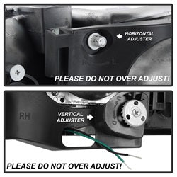 Spyder Auto 5084620 Projector Headlights; Light Bar DRL; Version 2 ; Chrome; - Truck Part Superstore