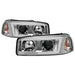 Spyder Auto 5084620 Projector Headlights; Light Bar DRL; Version 2 ; Chrome; - Truck Part Superstore
