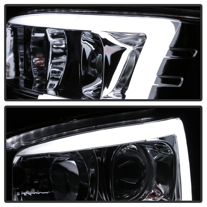 Spyder Auto 5084620 Projector Headlights; Light Bar DRL; Version 2 ; Chrome; - Truck Part Superstore