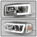 Spyder Auto 5084620 Projector Headlights; Light Bar DRL; Version 2 ; Chrome; - Truck Part Superstore