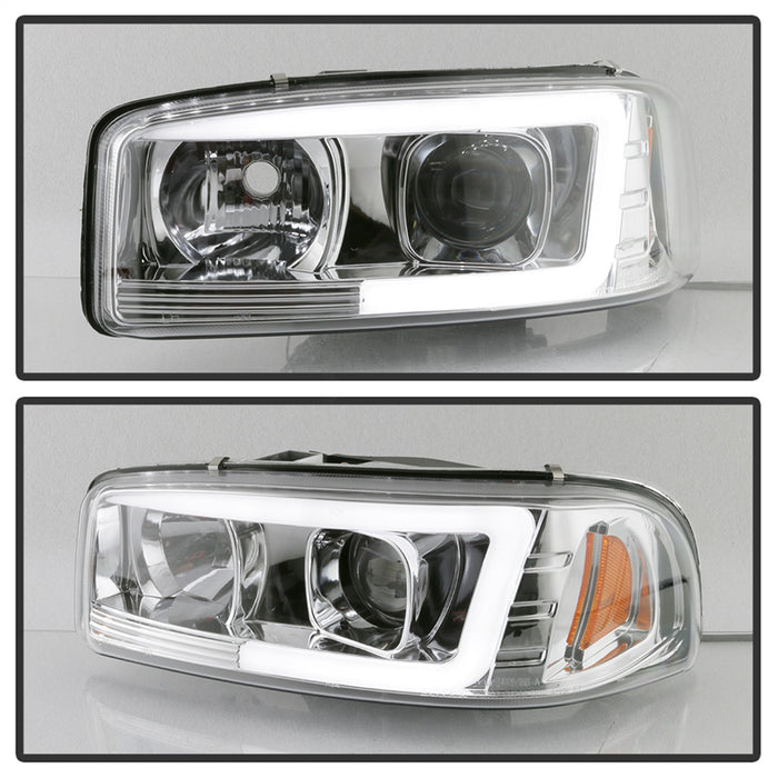 Spyder Auto 5084620 Projector Headlights; Light Bar DRL; Version 2 ; Chrome; - Truck Part Superstore