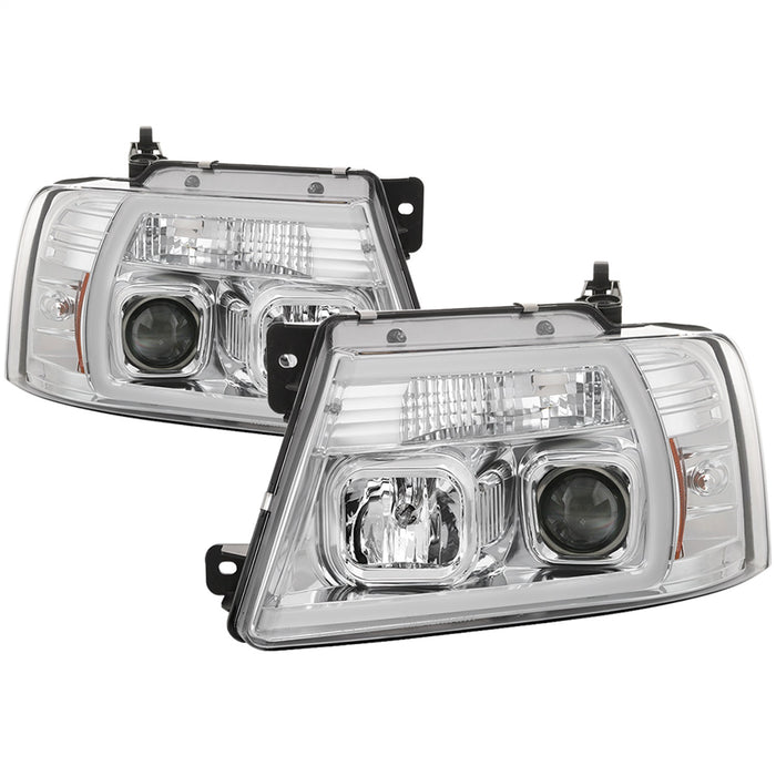 Spyder Auto 5084637 Projector Headlights; Light Bar; Chrome; - Truck Part Superstore