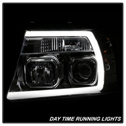 Spyder Auto 5084637 Projector Headlights; Light Bar; Chrome; - Truck Part Superstore