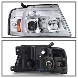 Spyder Auto 5084637 Projector Headlights; Light Bar; Chrome; - Truck Part Superstore