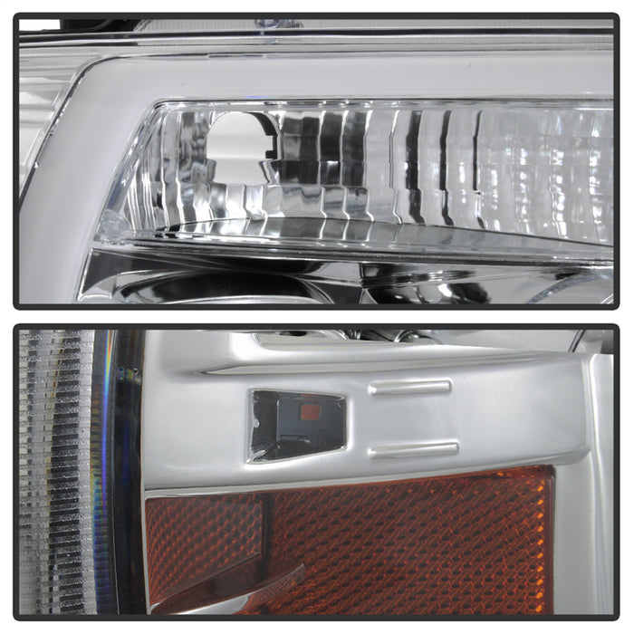 Spyder Auto 5084637 Projector Headlights; Light Bar; Chrome; - Truck Part Superstore