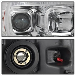 Spyder Auto 5084637 Projector Headlights; Light Bar; Chrome; - Truck Part Superstore