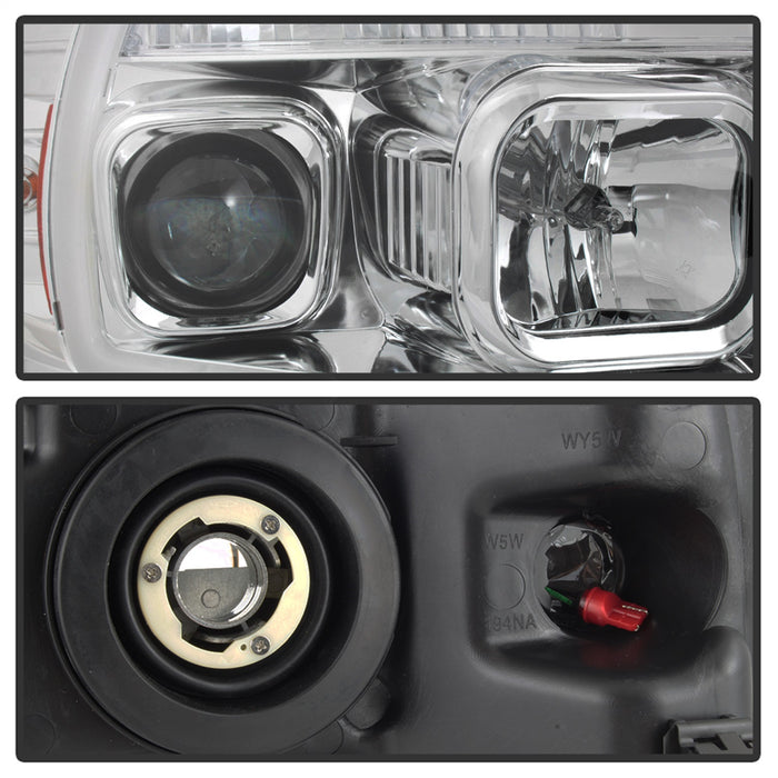 Spyder Auto 5084637 Projector Headlights; Light Bar; Chrome; - Truck Part Superstore