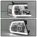 Spyder Auto 5084637 Projector Headlights; Light Bar; Chrome; - Truck Part Superstore