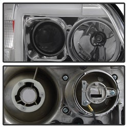 Spyder Auto 5084644 Projector Headlights; Light Bar DRL; Version 2 ; Chrome; - Truck Part Superstore