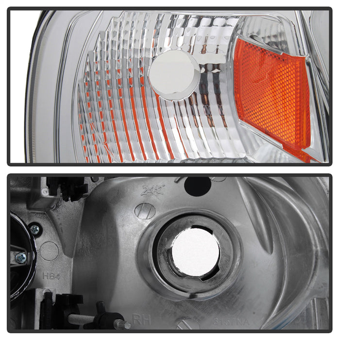 Spyder Auto 5084644 Projector Headlights; Light Bar DRL; Version 2 ; Chrome; - Truck Part Superstore