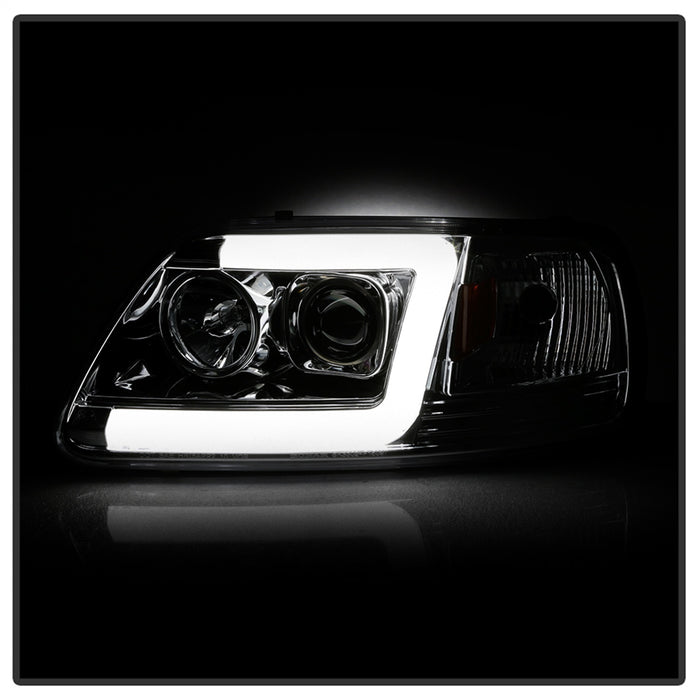 Spyder Auto 5084644 Projector Headlights; Light Bar DRL; Version 2 ; Chrome; - Truck Part Superstore