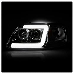 Spyder Auto 5084644 Projector Headlights; Light Bar DRL; Version 2 ; Chrome; - Truck Part Superstore