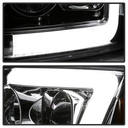 Spyder Auto 5084644 Projector Headlights; Light Bar DRL; Version 2 ; Chrome; - Truck Part Superstore