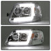Spyder Auto 5084644 Projector Headlights; Light Bar DRL; Version 2 ; Chrome; - Truck Part Superstore
