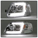 Spyder Auto 5084644 Projector Headlights; Light Bar DRL; Version 2 ; Chrome; - Truck Part Superstore