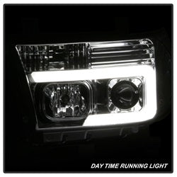Spyder Auto 5084651 Projector Headlights; Light Bar DRL; Version 2 ; Chrome; - Truck Part Superstore