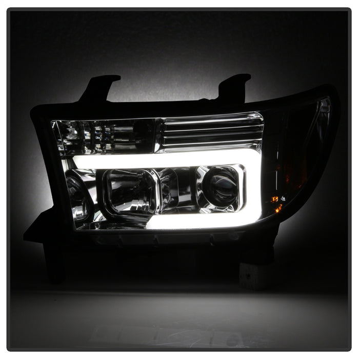 Spyder Auto 5084651 Projector Headlights; Light Bar DRL; Version 2 ; Chrome; - Truck Part Superstore