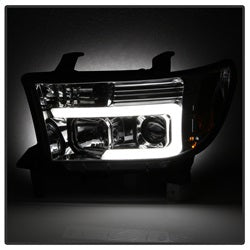 Spyder Auto 5084651 Projector Headlights; Light Bar DRL; Version 2 ; Chrome; - Truck Part Superstore