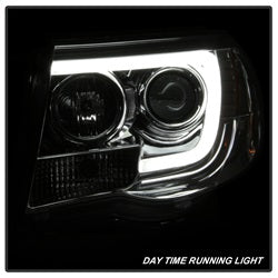 Spyder Auto 5084668 Projector Headlights; Light Bar DRL; Version 2 ; Chrome; - Truck Part Superstore