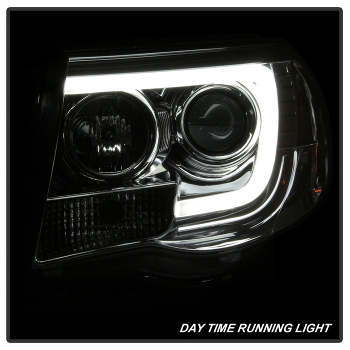 Spyder Auto 5084668 Projector Headlights; Light Bar DRL; Version 2 ; Chrome; - Truck Part Superstore