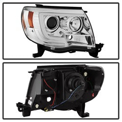 Spyder Auto 5084668 Projector Headlights; Light Bar DRL; Version 2 ; Chrome; - Truck Part Superstore