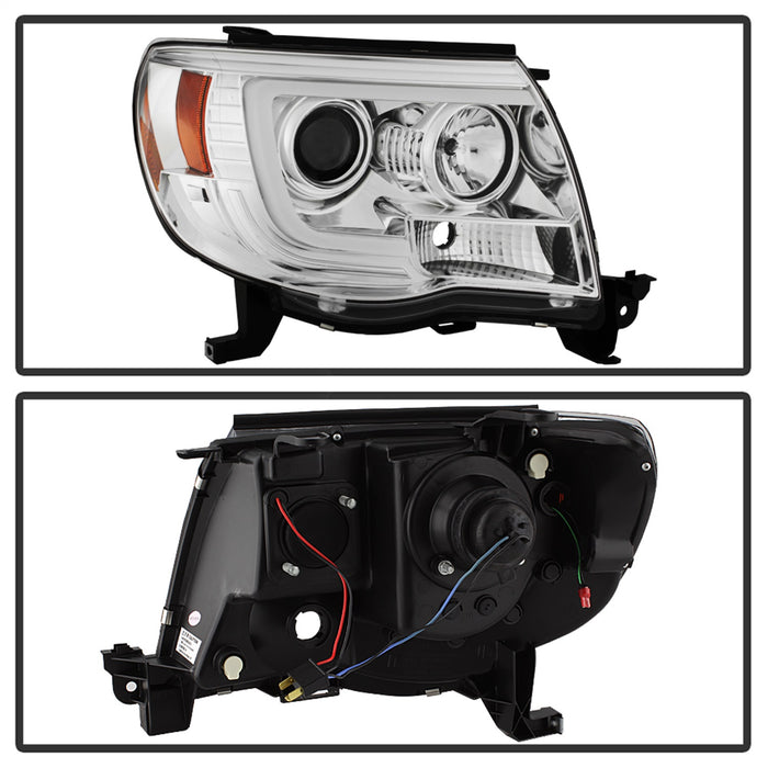 Spyder Auto 5084668 Projector Headlights; Light Bar DRL; Version 2 ; Chrome; - Truck Part Superstore