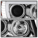 Spyder Auto 5084668 Projector Headlights; Light Bar DRL; Version 2 ; Chrome; - Truck Part Superstore