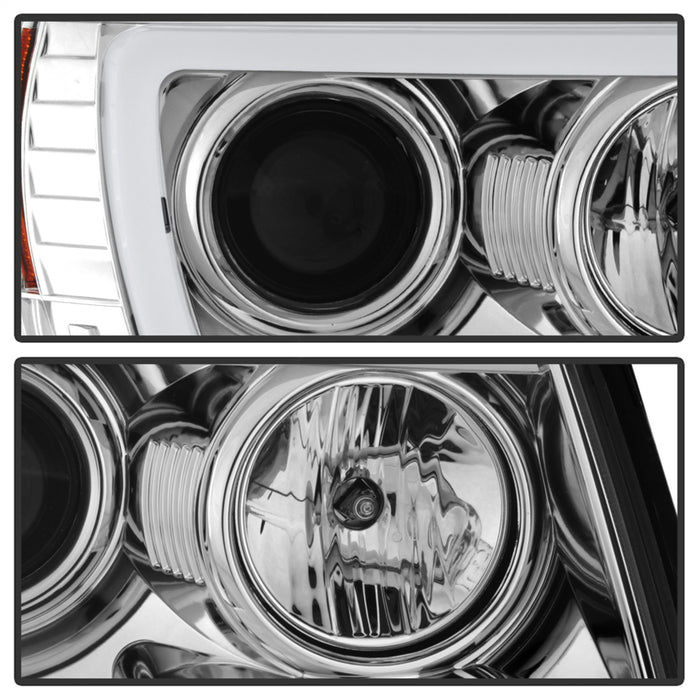 Spyder Auto 5084668 Projector Headlights; Light Bar DRL; Version 2 ; Chrome; - Truck Part Superstore