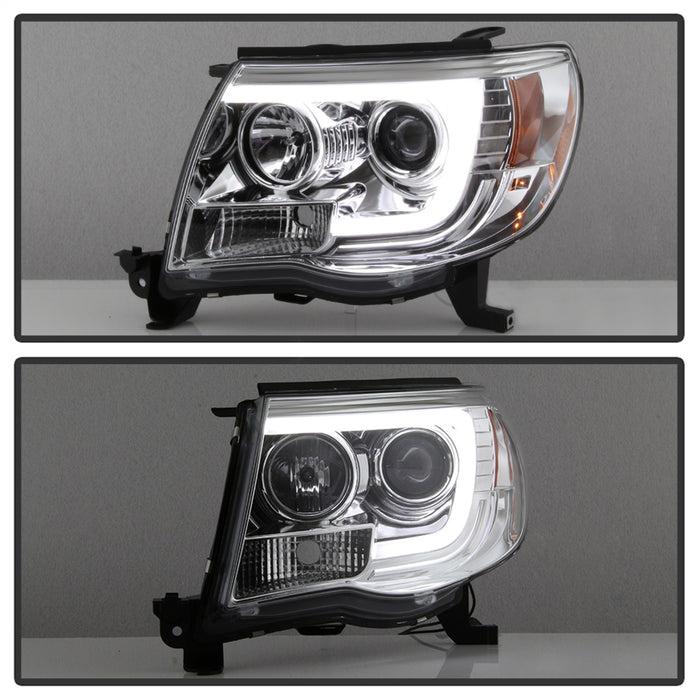 Spyder Auto 5084668 Projector Headlights; Light Bar DRL; Version 2 ; Chrome; - Truck Part Superstore