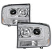 Spyder Auto 5084675 Projector Headlights; Light Bar; 1 pc.; Chrome; - Truck Part Superstore