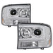 Spyder Auto 5084675 Projector Headlights; Light Bar; 1 pc.; Chrome; - Truck Part Superstore