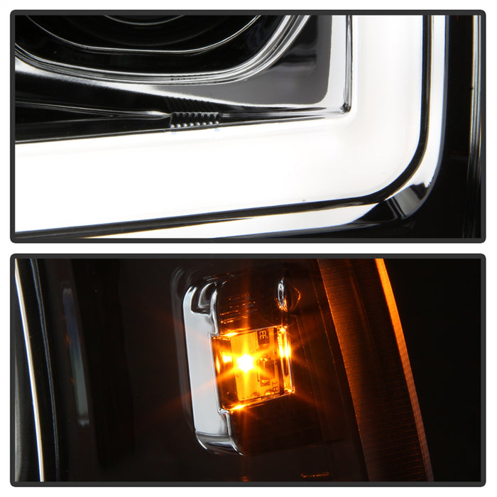 Spyder Auto 5084675 Projector Headlights; Light Bar; 1 pc.; Chrome; - Truck Part Superstore