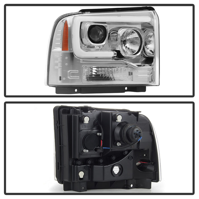 Spyder Auto 5084682 Projector Headlights; Light Bar DRL; Version 2; Black; - Truck Part Superstore